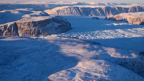 Leidy Glacier in NW Greenland. Photo: NASA Goddard