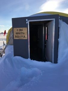 Snowed In! The ROSETTA-Ice fieldwork tent at William's "Willy" Airfield. Photo: Julian Spergel
